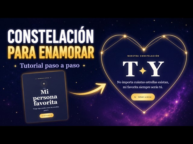 A Constellation Made for You 💫 | HTML CSS JS