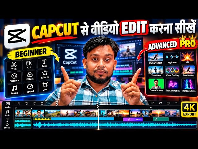 CapCut Video Editing Full Course 🔥 (Beginner to Advanced)  aap bhi edit | CapCut Video Editing Ka