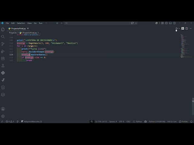 Video adicional de mas resultados del proyecto
