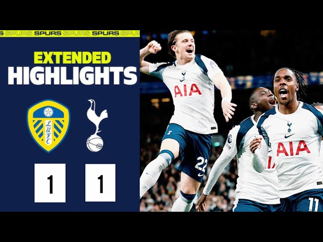 Tottenham vs Leeds (1-1) Highlights Premier League 2026| leeds spurs | Mathys Tel Goal | spurs leeds