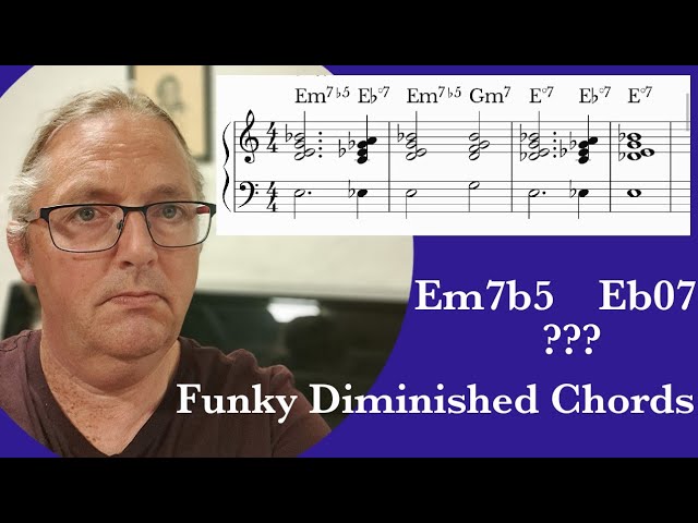 Funky Chordprogression with diminished Chords