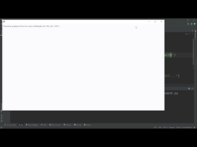473 - Trabalhando com Keyboard no Flet Python