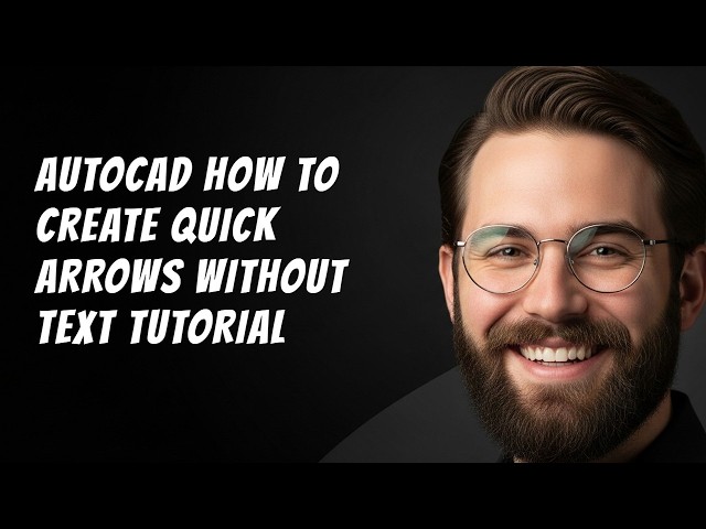 AutoCAD How to Create Quick Arrows Without Text Tutorial