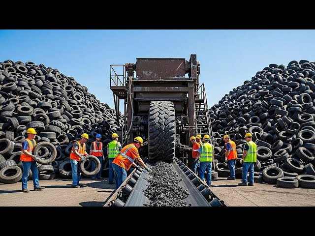 Inside a Car Tire Factory | Pure ASMR Manufacturing Process