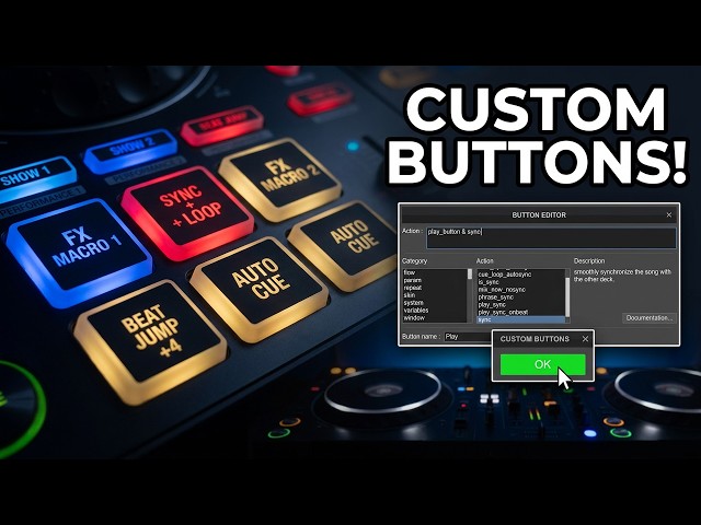 VirtualDJ Custom Buttons Tutorial 2026 | How to Create & Use Custom Buttons Like a Pro DJ