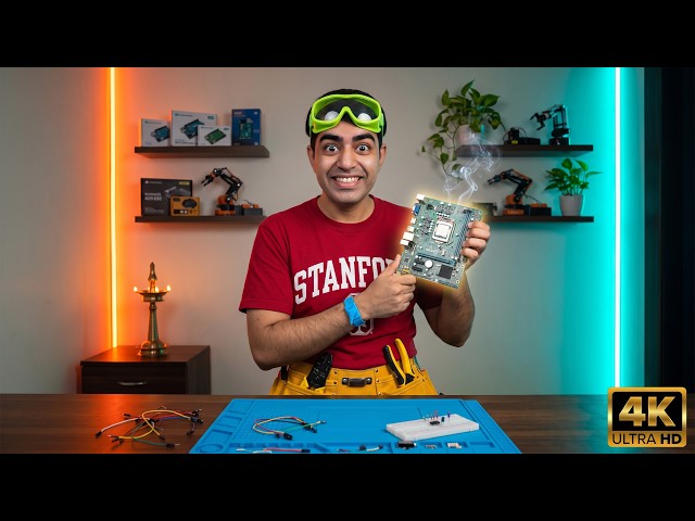 How to Set Up a Beginner Grade Professional Robotics Lab at an Indian Home! ( 4K UHD Masterclass )