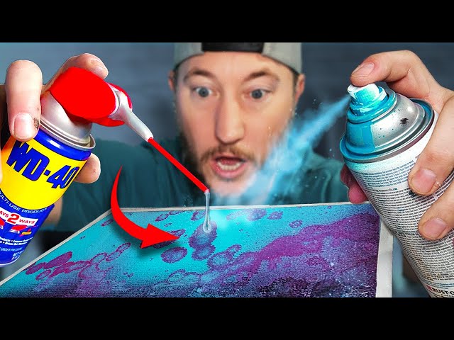 INSANE Spray Paint and WD-40 Trick