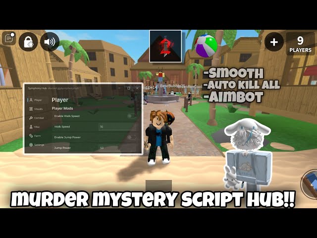 *BEST* Murder Mystery 2 Script BEST MM2 SILENT AIM GOD | Silent Aim,Spy all, Grab Gun, God Mode,