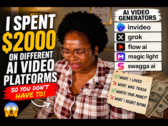 I Spent $2,000 Testing AI Video Generators, So You Don't Have To… First AI Tool Disappointed Me 😭
