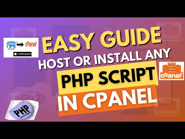 CPANEL: Host Or Install Any Php Script in Cpanel | EASY GUIDE 🚀🚀
