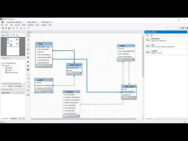 How to Make and Use an ERD/EER Diagram in MYSQL Workbench