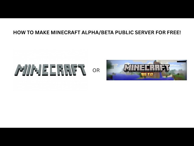 How to Make Minecraft Alpha/Beta Server Without Port Forwarding in 2026