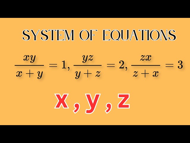 Only 1% Can Solve This System of Equations Correctly #learnmath