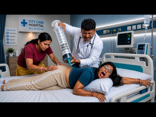 Doctor Uncle Gave an IM Intramuscular Injection || Doctor Uncle Administered the Injection