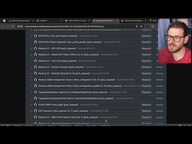 These are the code quality checks we do in our production system
