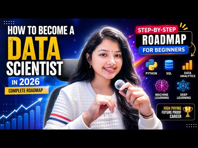 How to Become a Data Scientist in 2026 | Complete Roadmap for Beginners 📊