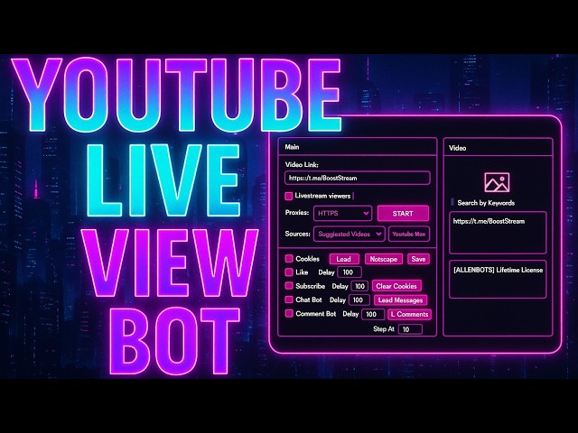 Youtube Live Bot 🎯 How To Boost Your Stream in 2026
