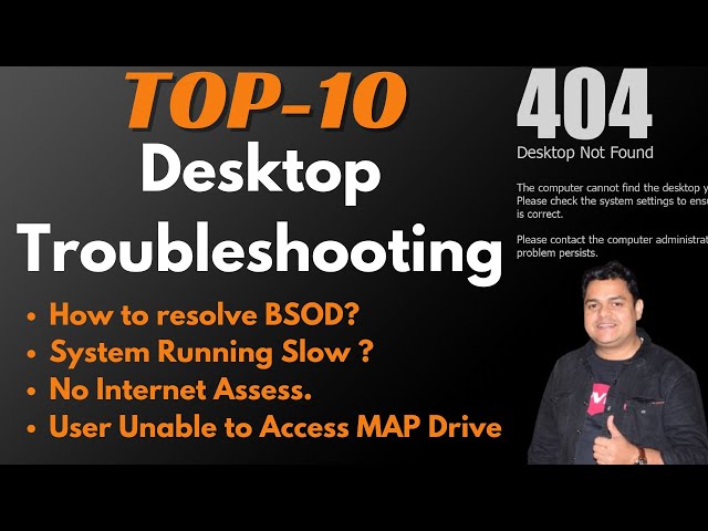 Top-10 Desktop Issues and Solution ! Desktop Troubleshooting.