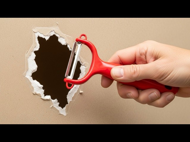 Method Surprised 50-year-old Mason! Repair Drywall Hole in 5 minutes