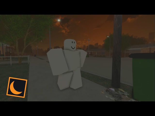 Roblox Moon Animator Test - Walking in the suburbs