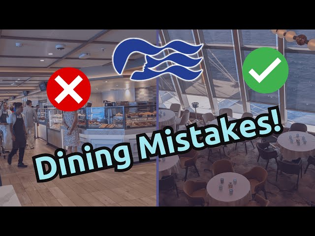 Princess Cruise Dining Hacks and Mistakes to Avoid