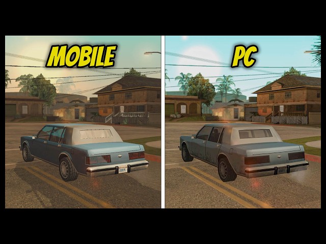 GTA San Andreas - Mobile vs PC