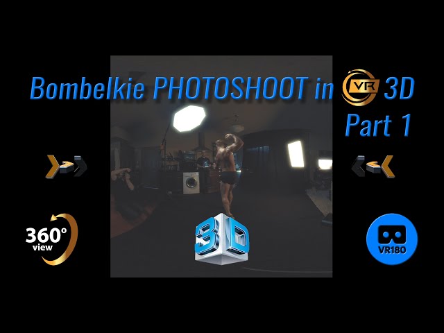 Behind the scenes of Bombelkie's photoshoot in VR 3D 02 Part 1