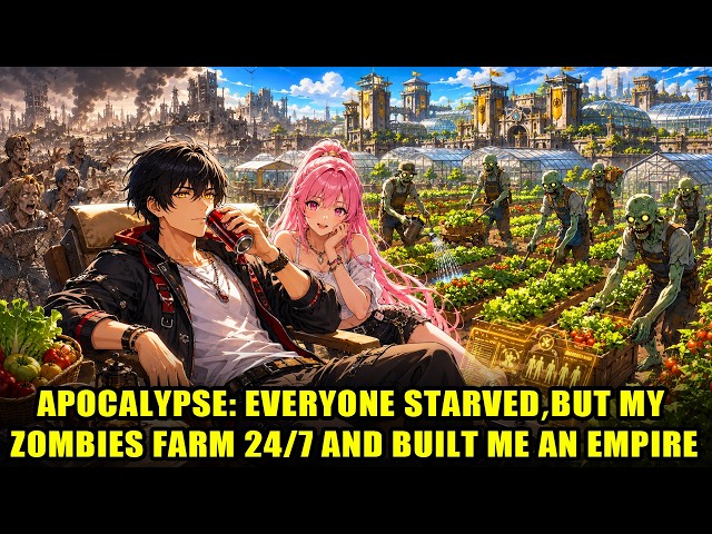 Everyone Starved in the Apocalypse… But My Zombies Work & Farm 24/7 and Built Me an Empire!