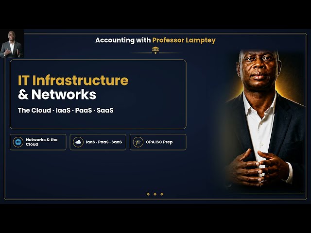 IT Infrastructure & Networks Explained | Cloud, IaaS · PaaS · SaaS (CPA ISC)