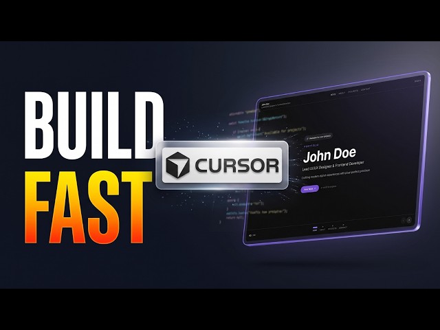 Cursor AI Tutorial for Beginners: Build a Modern Portfolio Website Fast