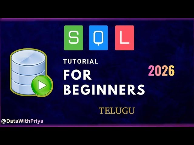 SQL Tutorial -Day 1🔥 |SQL Basics (Telugu)