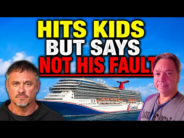 YOU WON'T BELEIVE HIS EXCUSE FOR ASSAULTING KIDS ON A CRUISE
