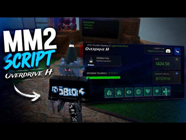 MM2 OVERDRIVE H SCRIPT - Silent Aim, ESP, God Mode | KEYLESS!