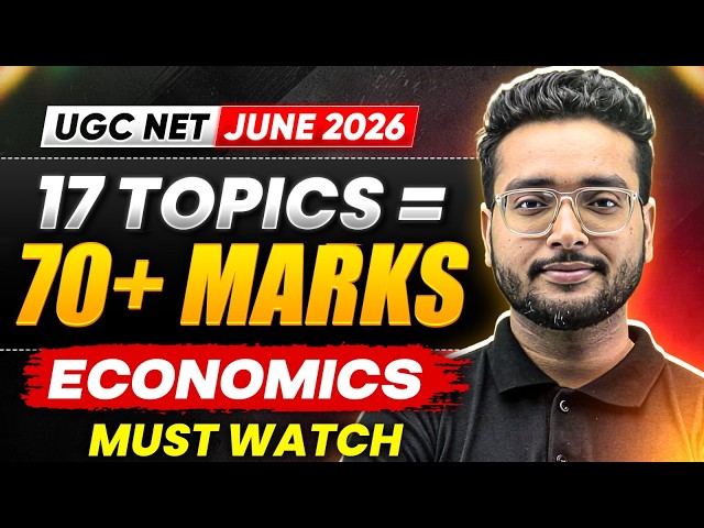 UGC NET Economics | UGC NET Paper 2 Important Topics | Complete Economics Preparation