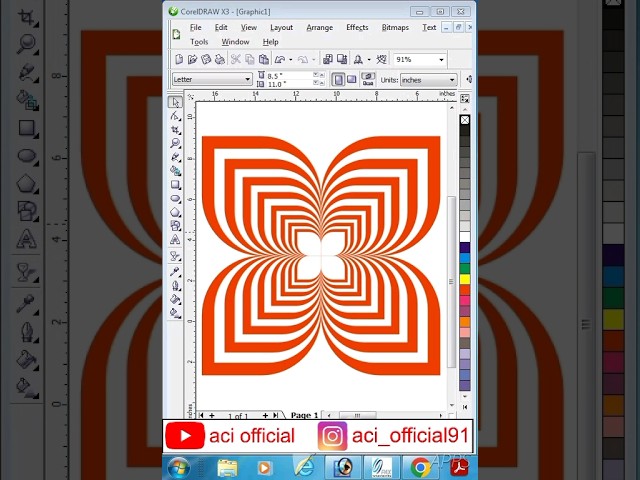 Corel draw New design || Corel draw me design kaise banaye || #youtubevideo #coreldraw #corel #art