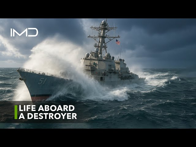 What Daily Life Is Like Aboard a U.S. Navy Destroyer