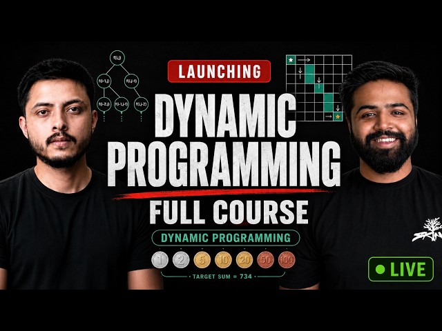 Dynamic Programming Live Batch Launching on July 6th | Full DP Course