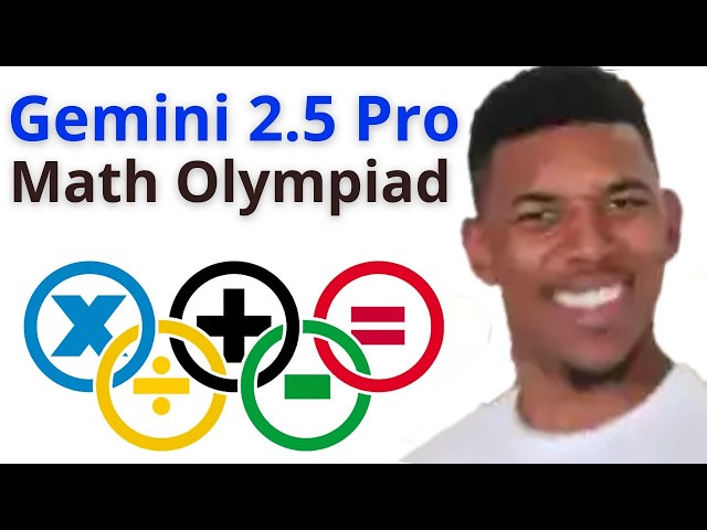 Gemini 2.5 Pro That Everyone Has Solved 5 of 6 Math Olympiad Problems