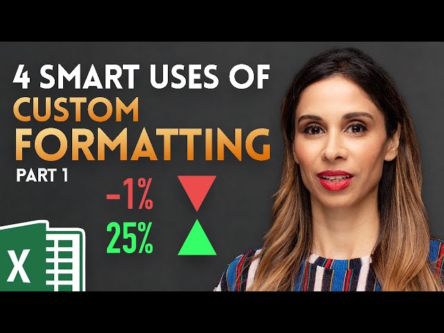 Four SMART Ways to use Custom Formatting instead of Conditional Formatting in Excel - Part 1