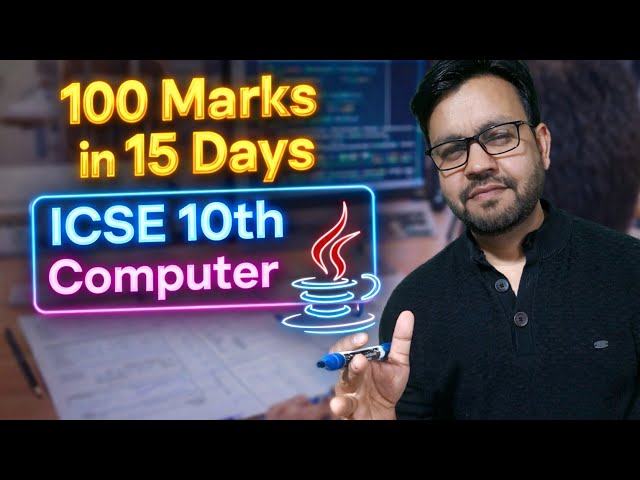 100 Marks in 15 days for ICSE 10th Computer Applications #icse10 #ypcomputerclasses