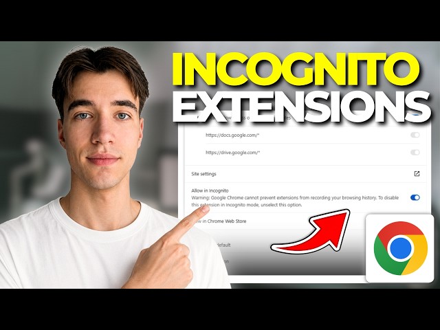 How to Enable Extensions to Run in Incognito Mode on Google Chrome | Tutorial 2026