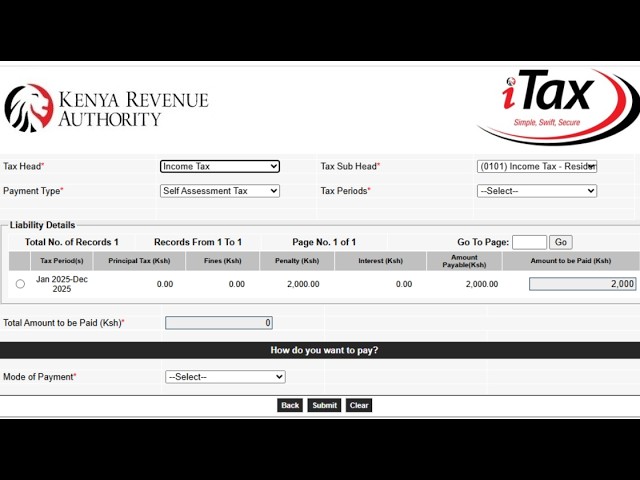 NO Principal Tax? KRA Tax Amnesty 2026: Can You Still Get a 100% Waiver?