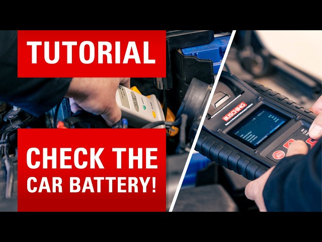 Battery testing made easy – Comprehensive system test using the BUSCHiNG battery tester
