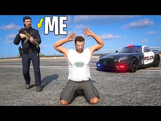 I Spent 24 Hours as Cop in GTA 5 RP..