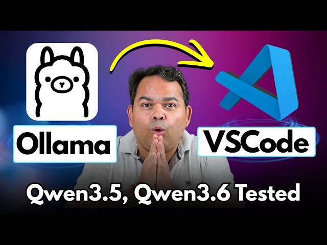 How to Use Ollama in VSCode - Qwen3.5, Qwen3.6 - Tested on Windows