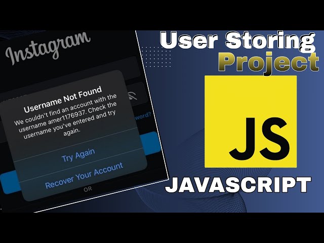 Instagram Username Storing (Data Base) | JavaScript Code for storing Users easy Explain (No Talk)