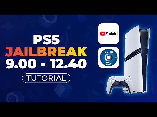 PS5 Jailbreak Tutorial for Firmware 9.00 - 12.40 using Y2JB + P2JB + BD-UN-JB