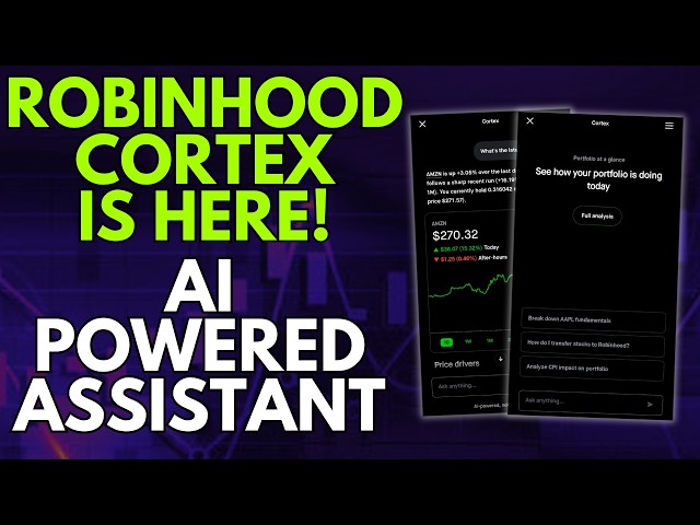 NEW! ROBINHOOD CORTEX IS HERE (ROBINHOOD AI POWERED ASSISTANT)