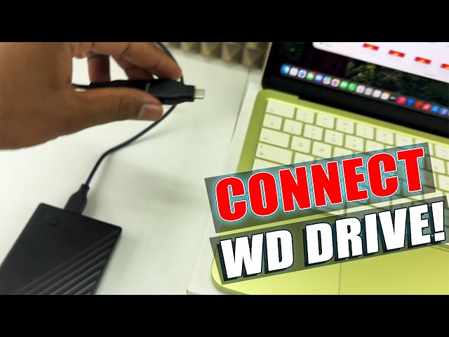 how to install wd hard drive on mac?