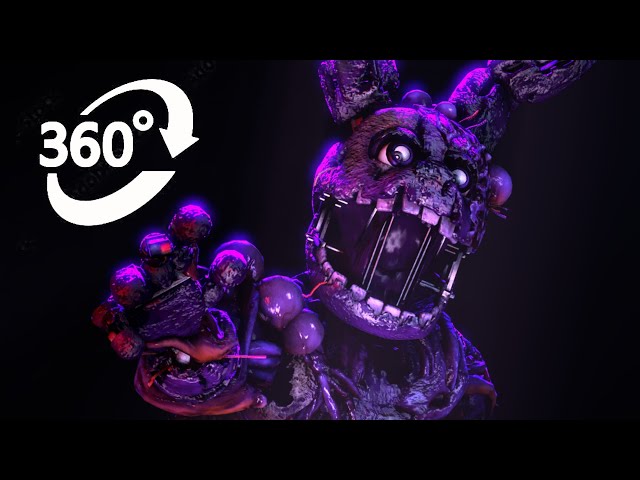 360 Video FNAF ESCAPE FROM SECURITY BREACH CHALLENGE - FNAF SPRINGTRAP ANIMATION | Nuts 360